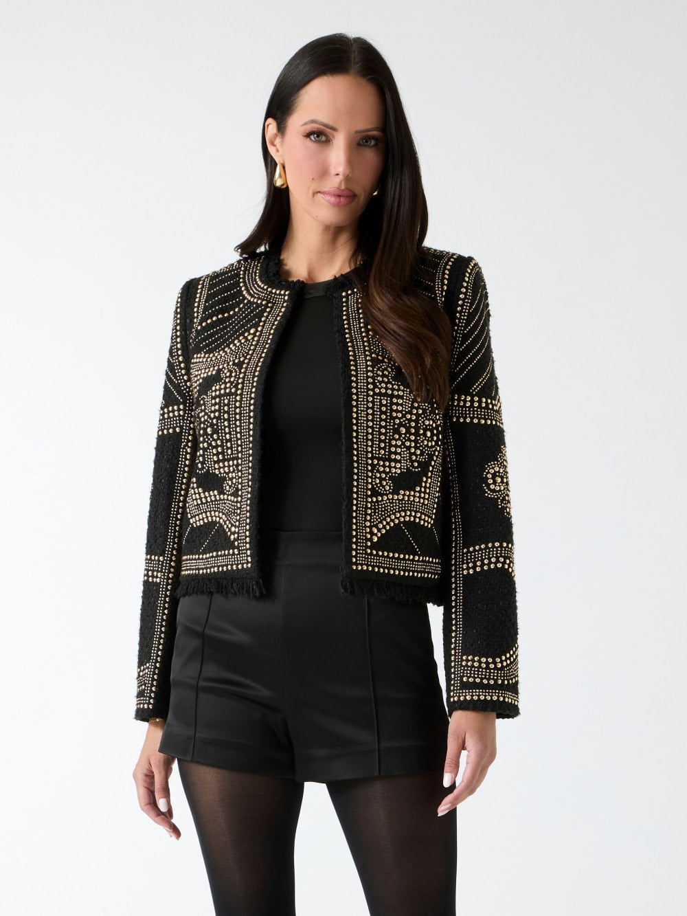 Helene Studded Embroidery Jacket - Guess
