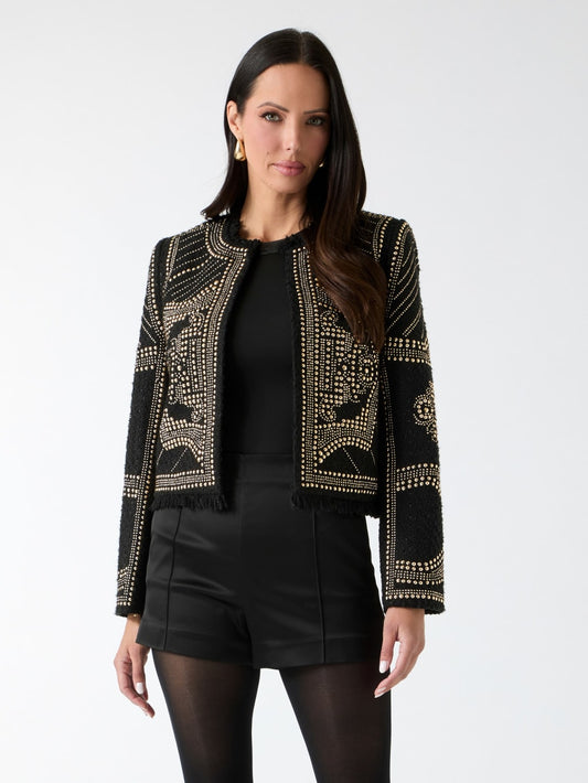 Helene Studded Embroidery Jacket - Guess