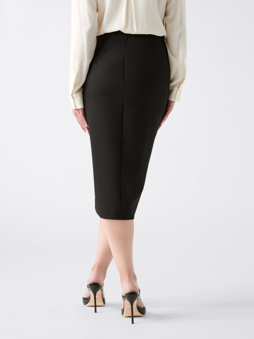 Dalia Buttons Midi Skirt - Guess