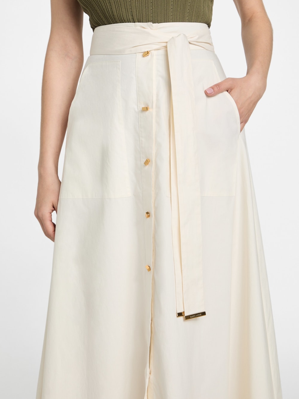Pat Belted Maxi Skirt - Guess