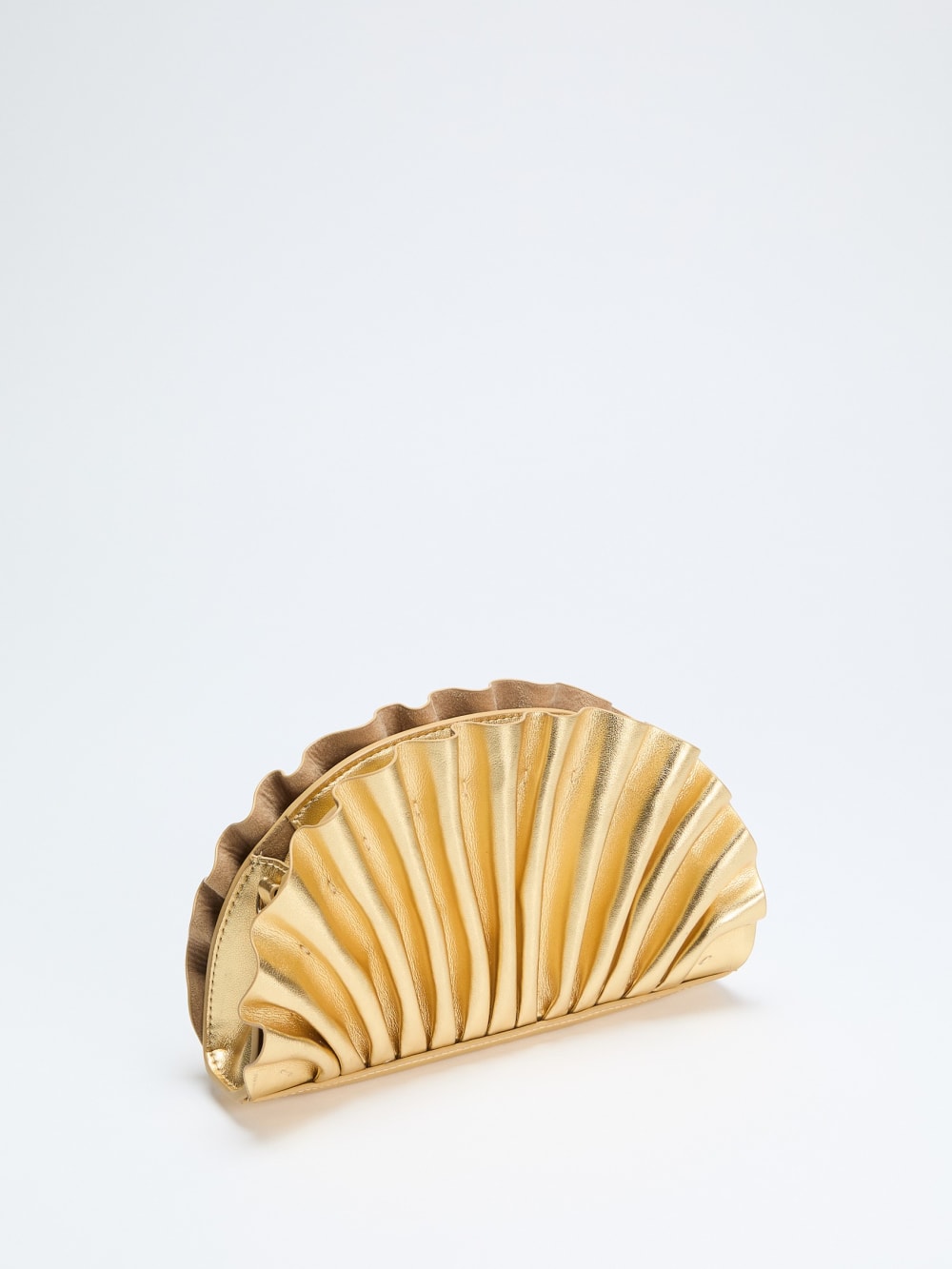 Shelly Metallic Leather Clutch - Guess