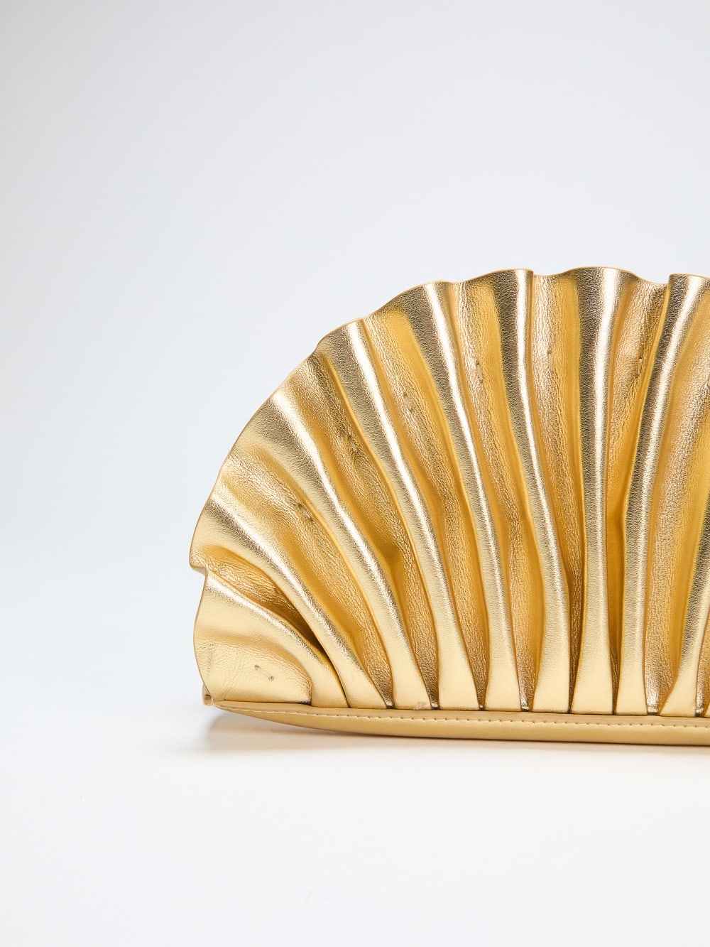 Shelly Metallic Leather Clutch - Guess