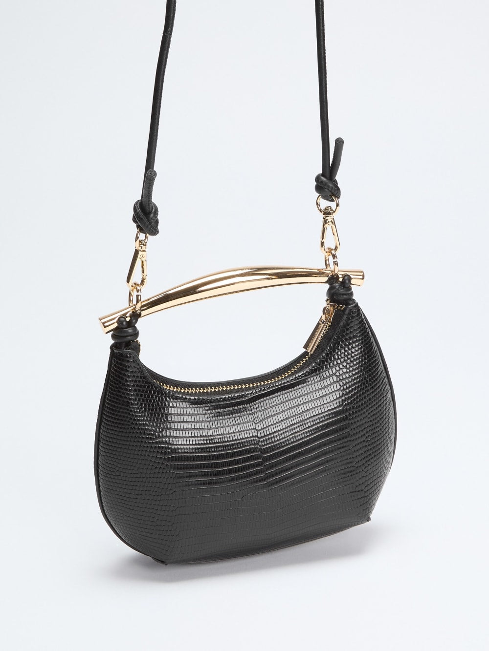 Victoria Leather Mini Hobo Bag - Guess