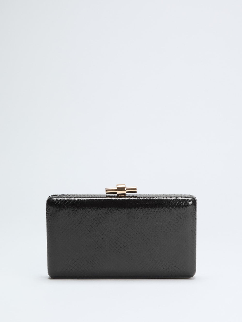 Gold-Tone Python Clutch - Guess