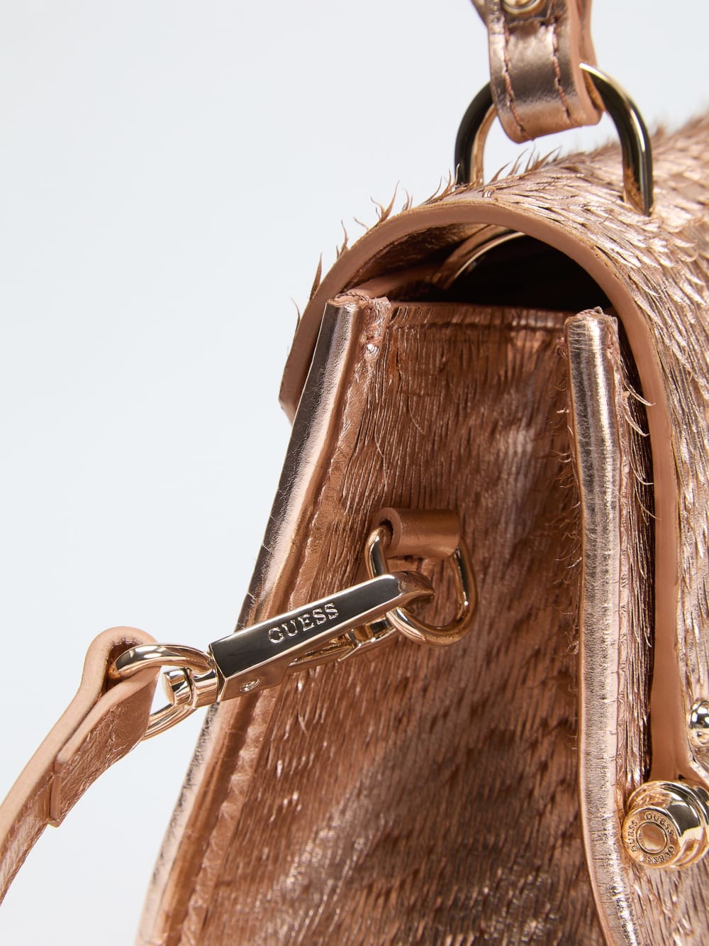 Alia Textured Satchel - Guess