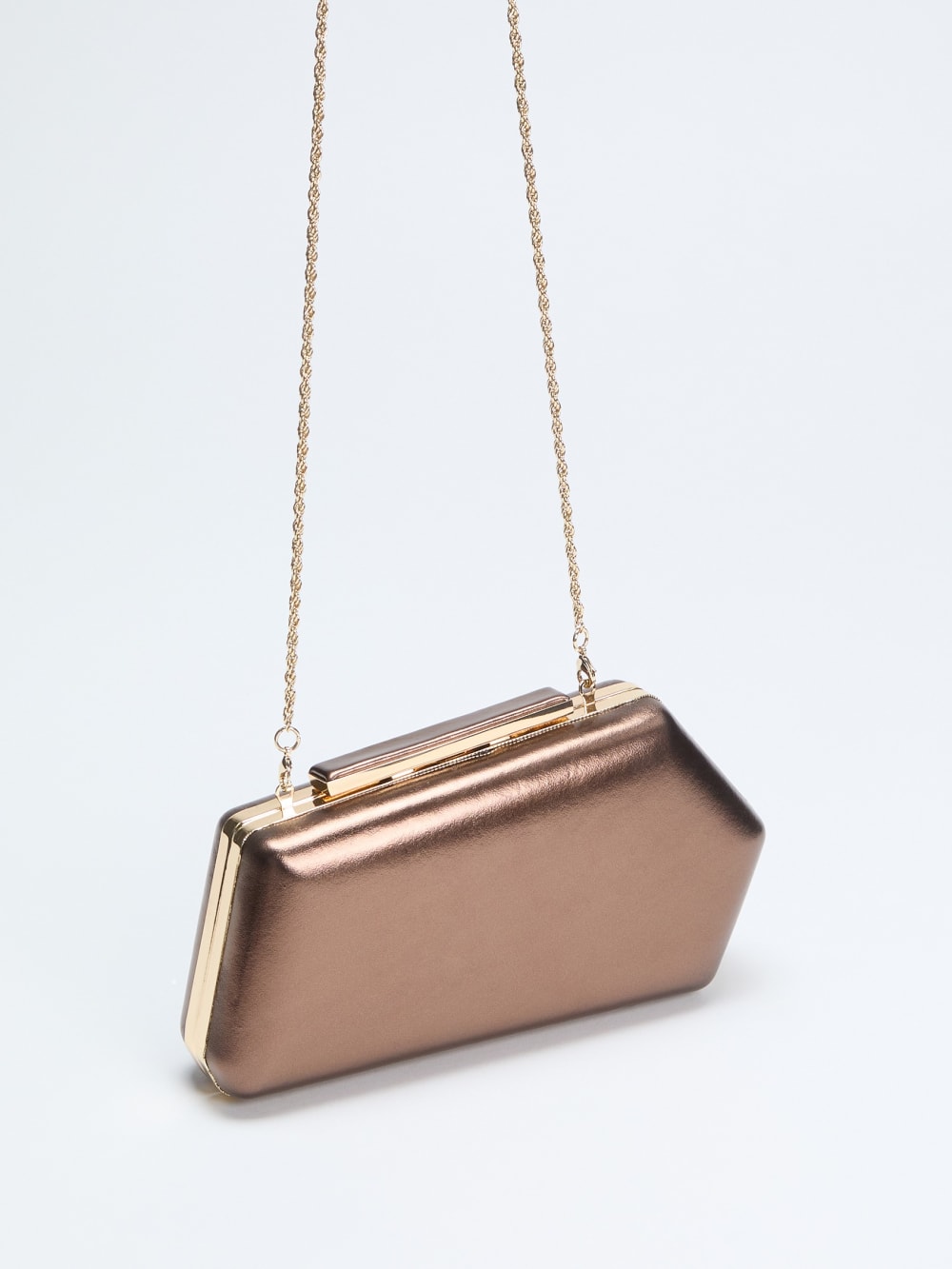 Gemma Metallic Clutch - Guess
