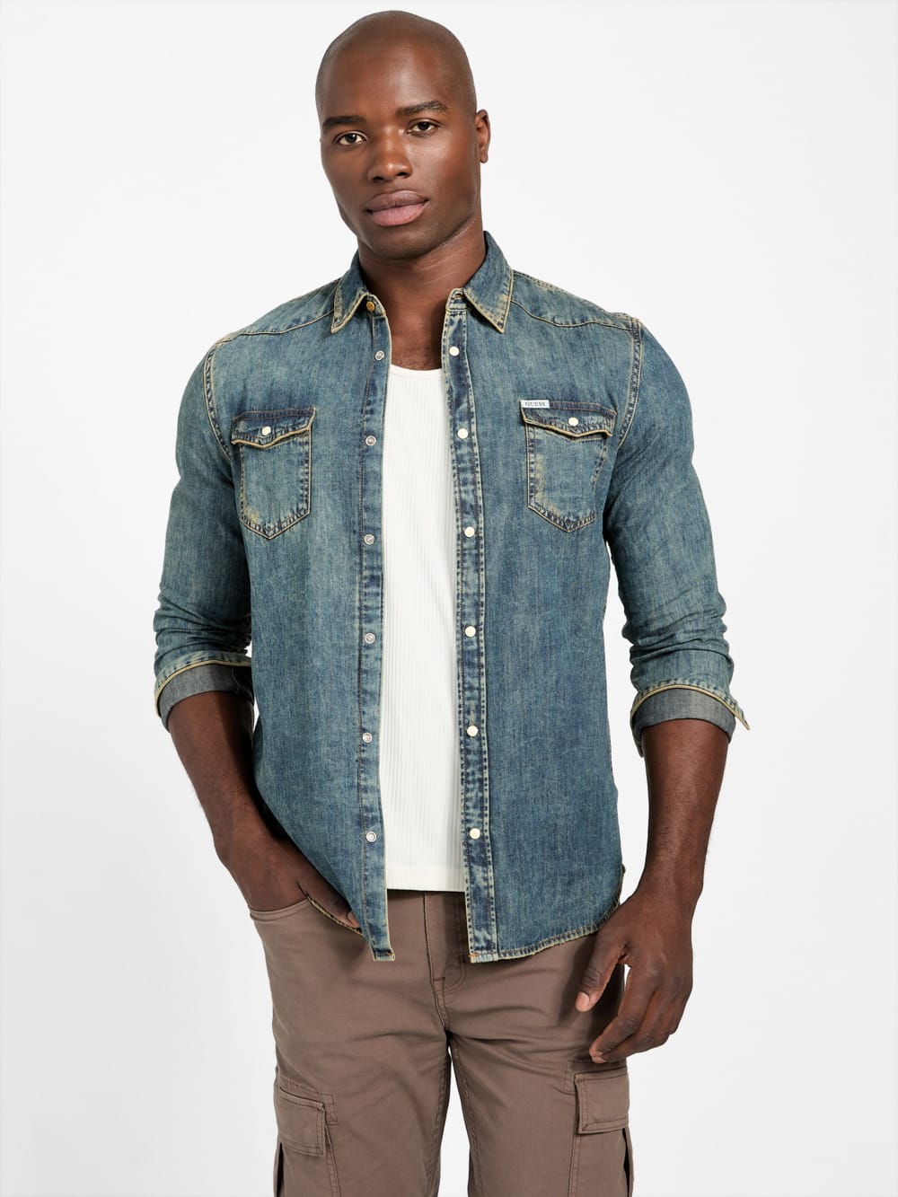 Denim Truckee Shirt - Guess