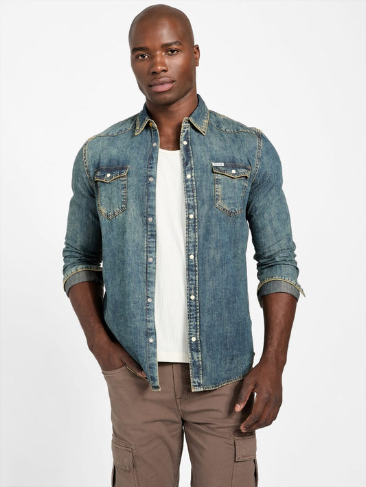 Denim Truckee Shirt - Guess