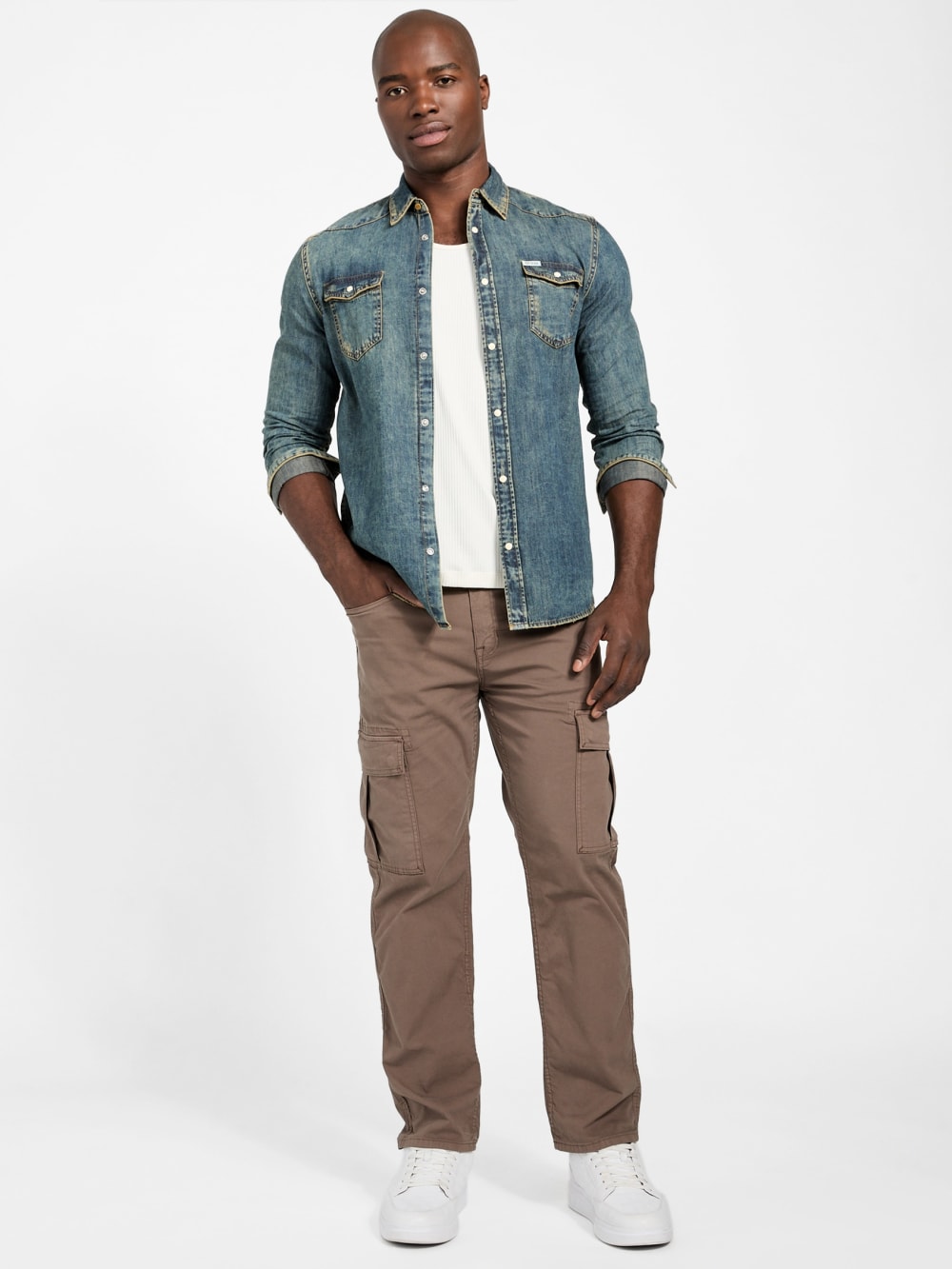 Denim Truckee Shirt - Guess