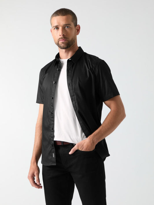 Luxe Stretch Short-Sleeve Shirt - Guess