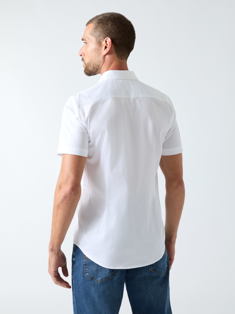 Luxe Stretch Short-Sleeve Shirt - Guess