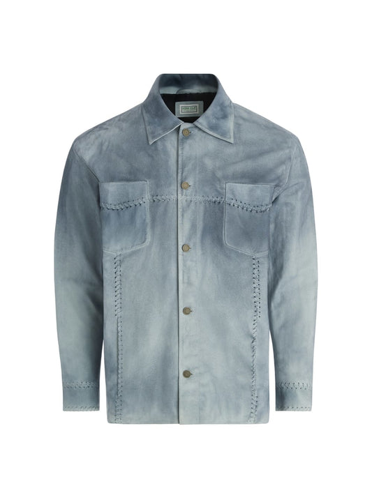 washed suede shirt - Guess