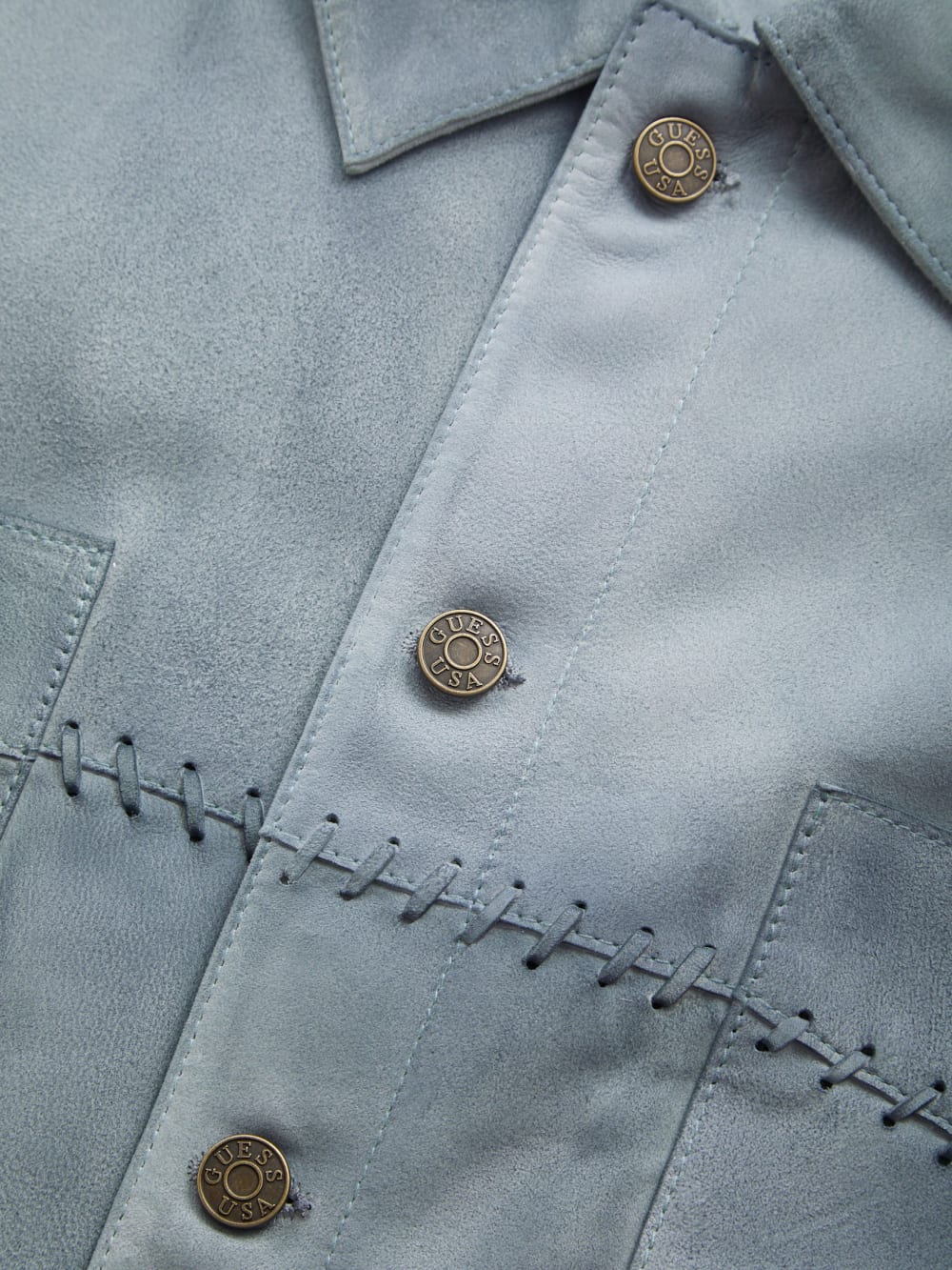 washed suede shirt - Guess