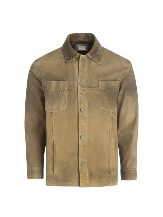 washed suede shirt - Guess