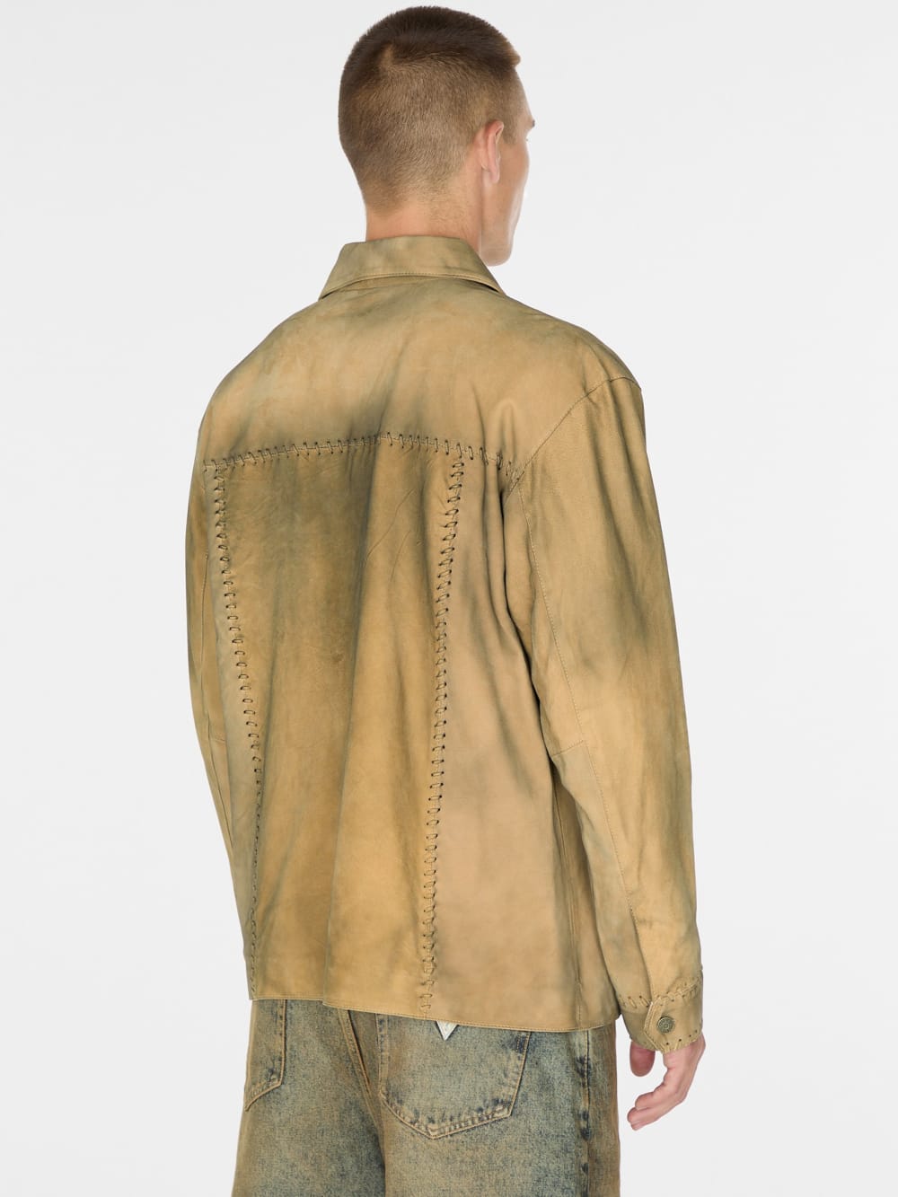 washed suede shirt - Guess