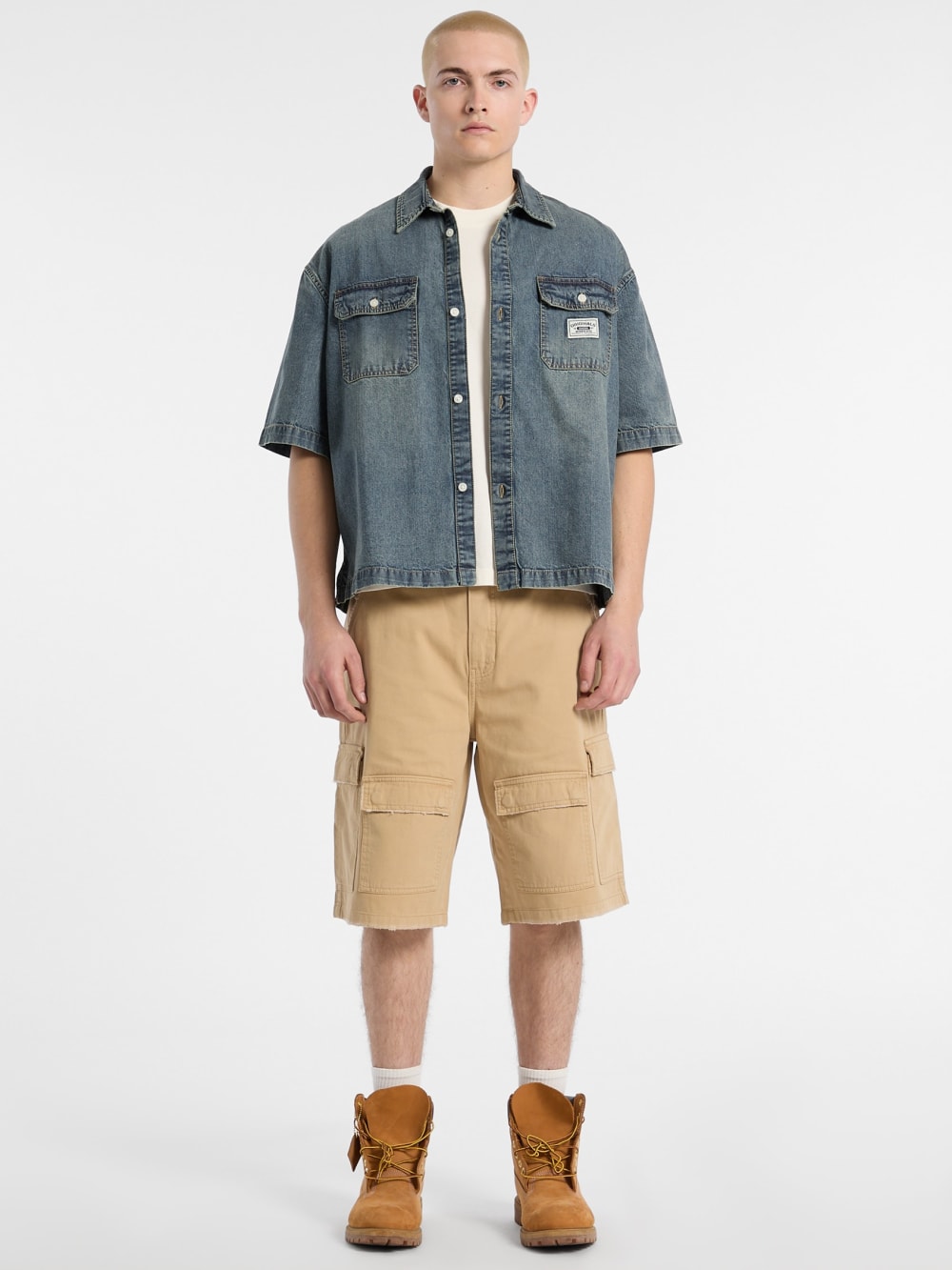 GUESS Originals Boxy Denim Shirt - Guess