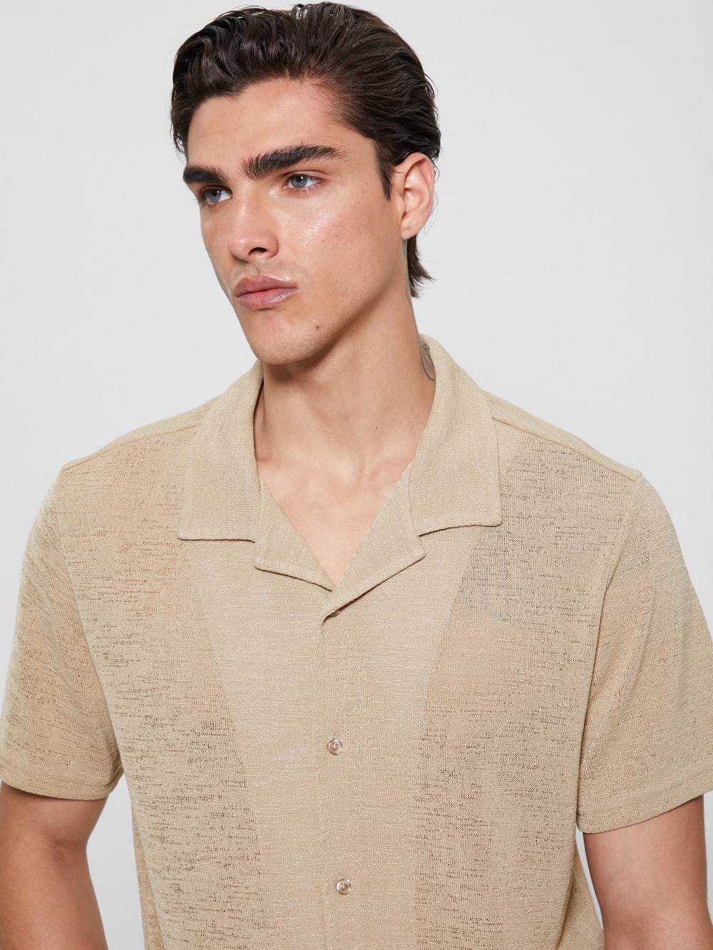 Gauze Camp Shirt - Guess