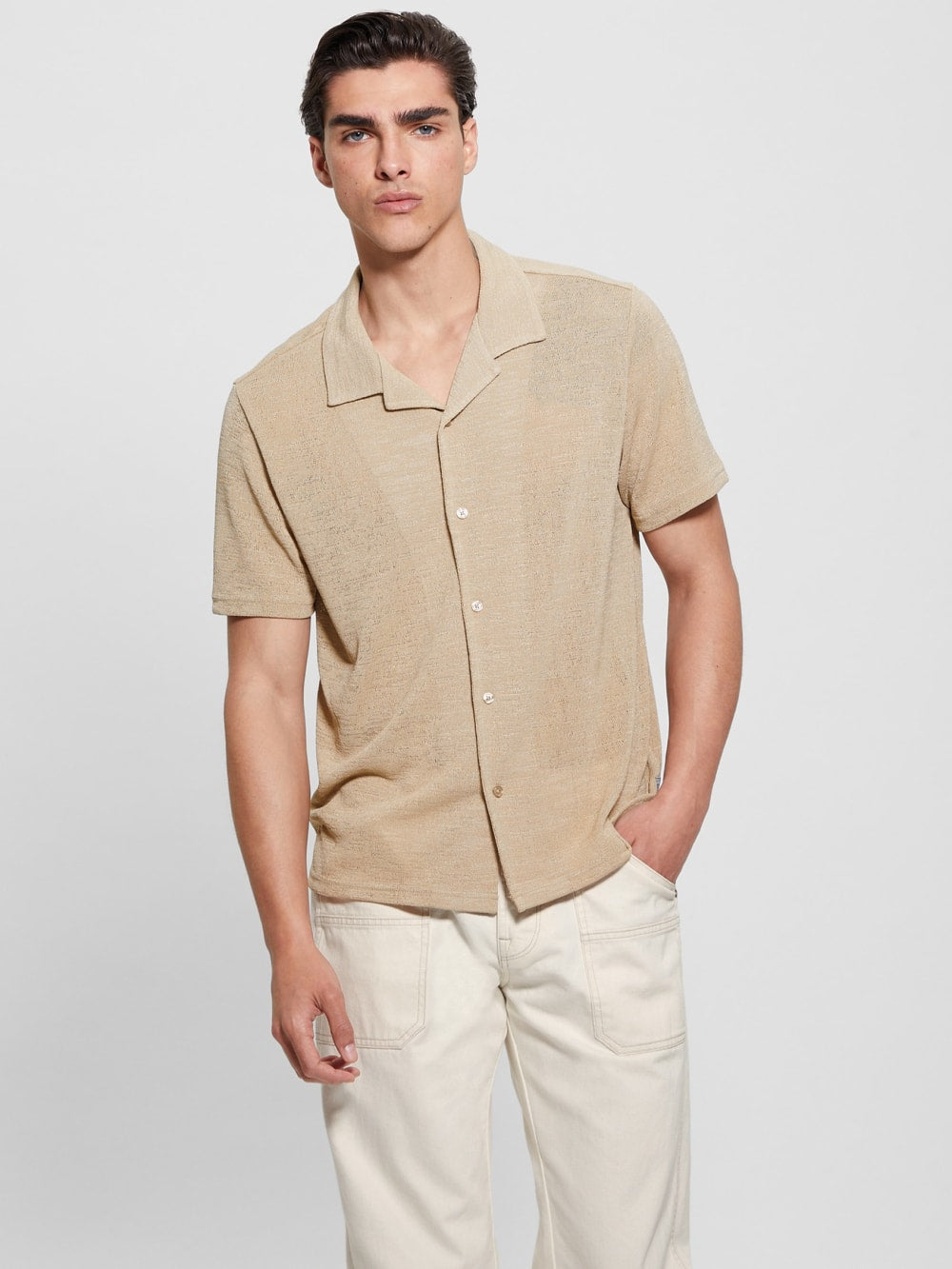 Gauze Camp Shirt - Guess