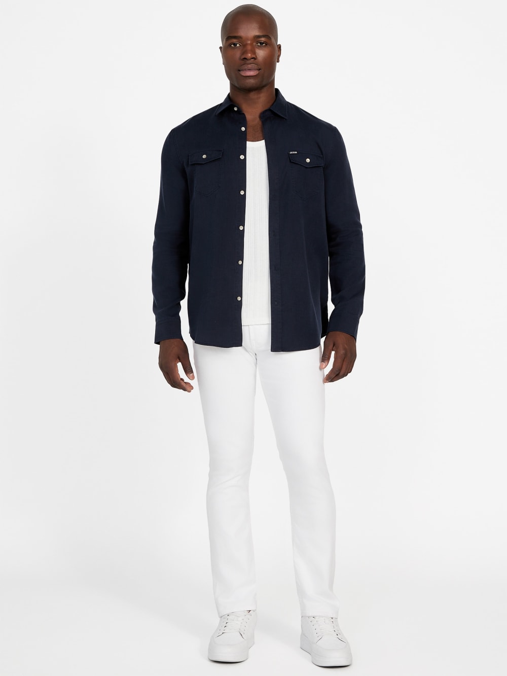 Washed Twill Shirt - Guess