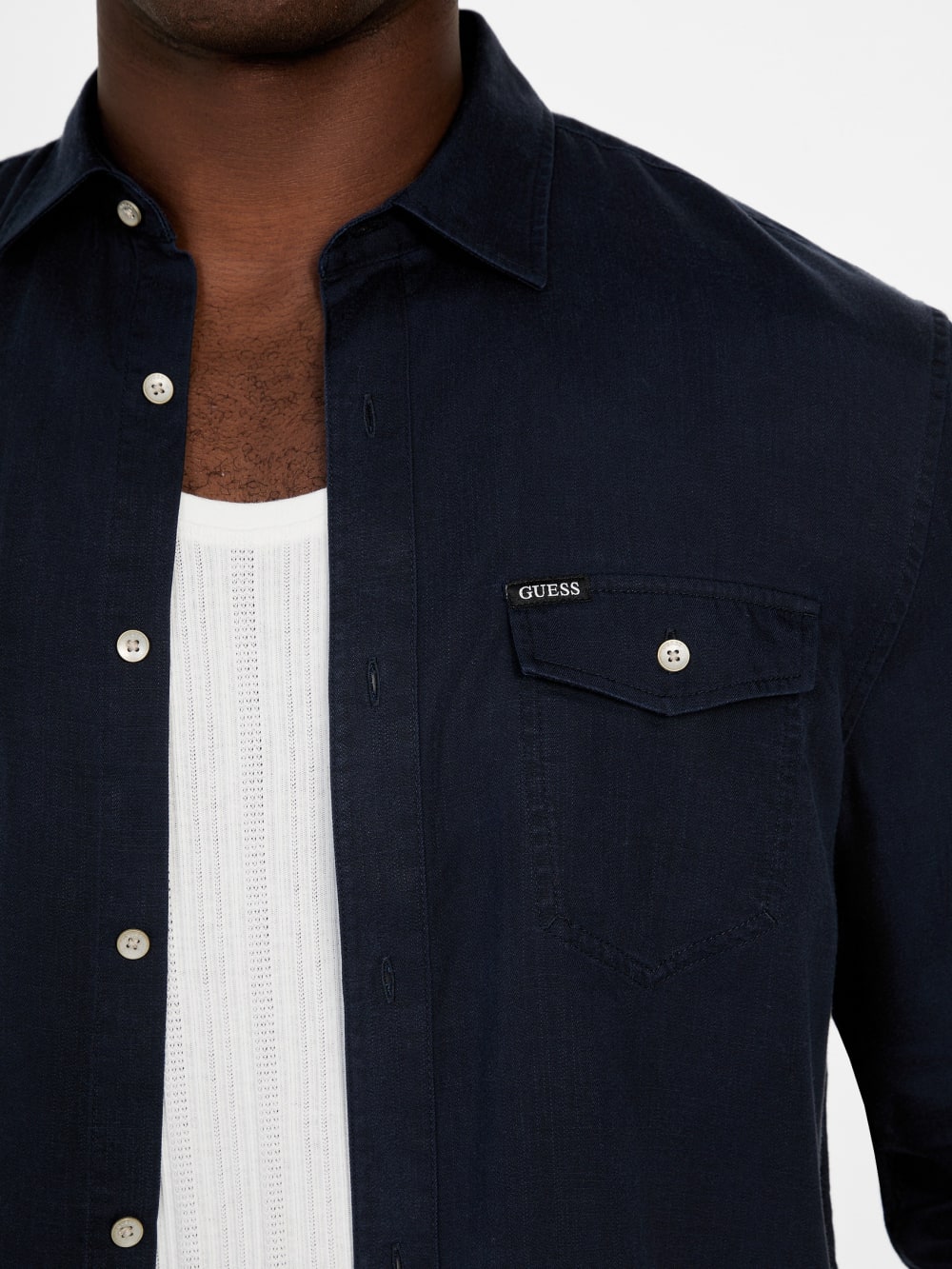 Washed Twill Shirt - Guess
