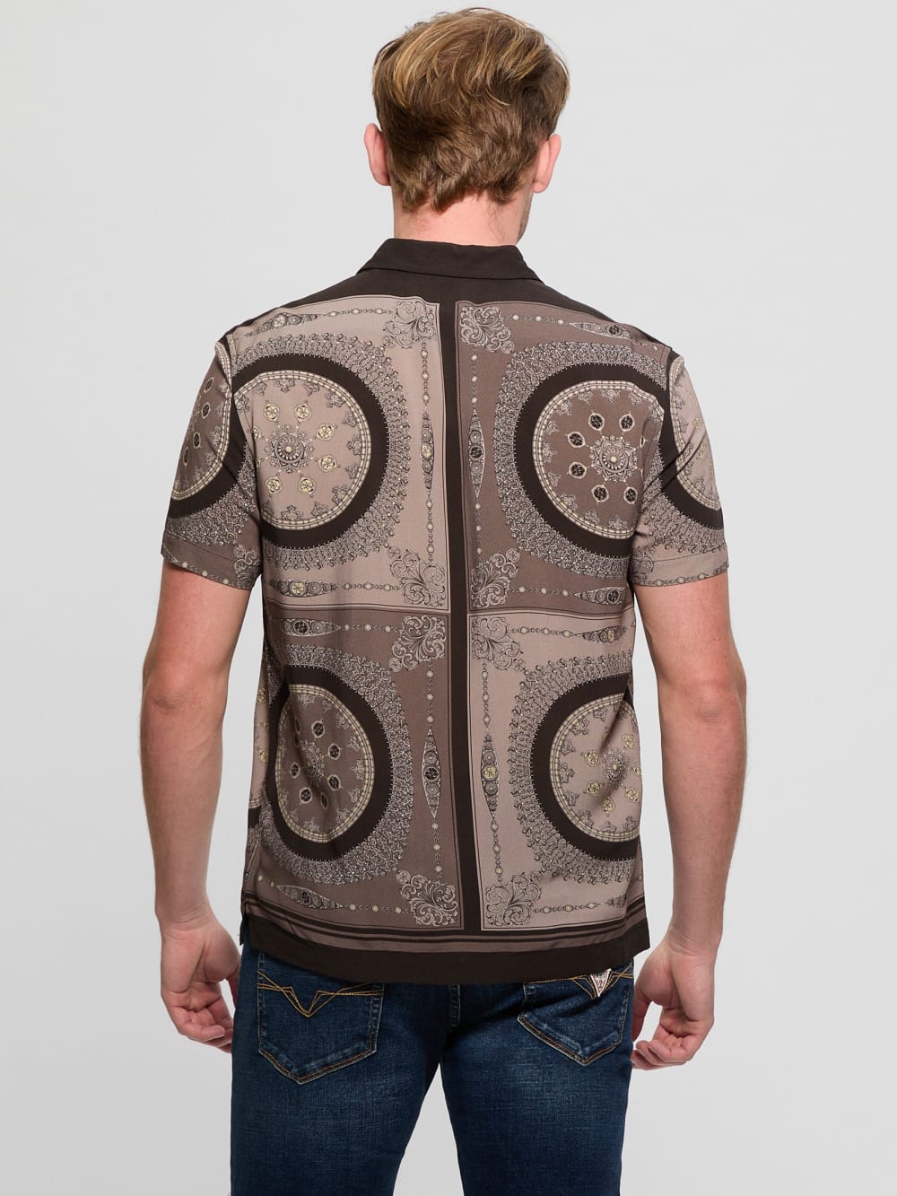 Eco Rayon Medallion Shirt - Guess