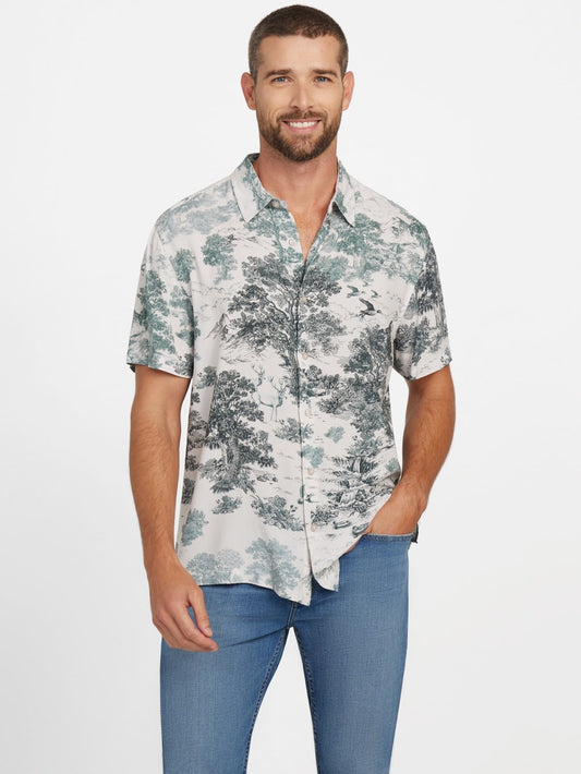 Eco Rayon Forest Shirt - Guess