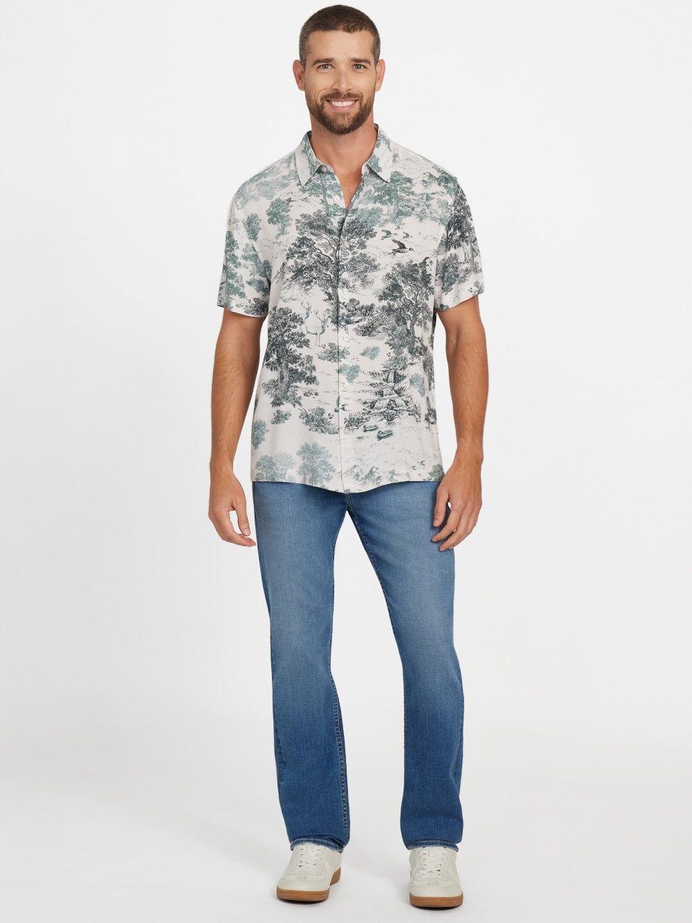 Eco Rayon Forest Shirt - Guess