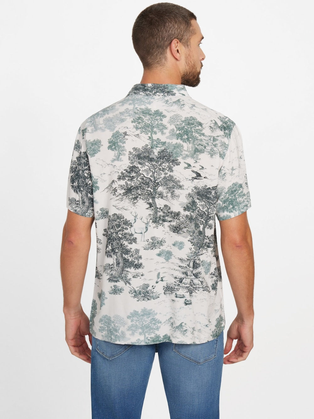 Eco Rayon Forest Shirt - Guess