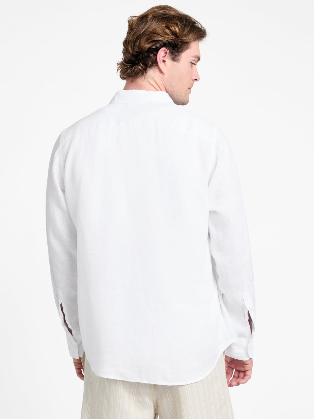 Eco Napa Linen-Blend Shirt - Guess