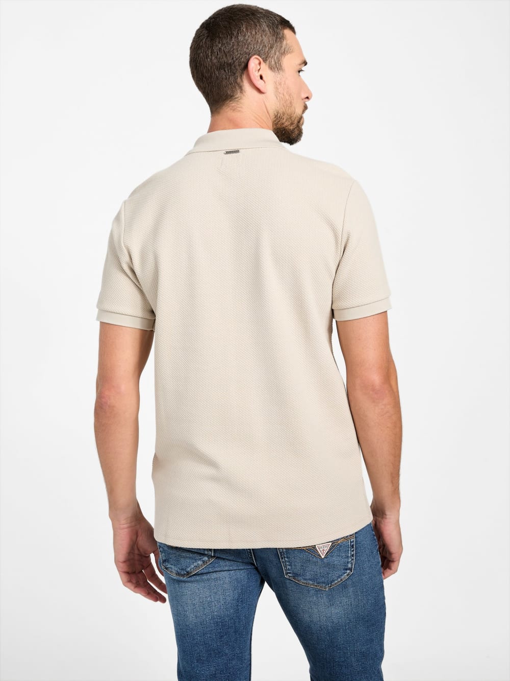 Eco Aaron Textured Shirt - Guess