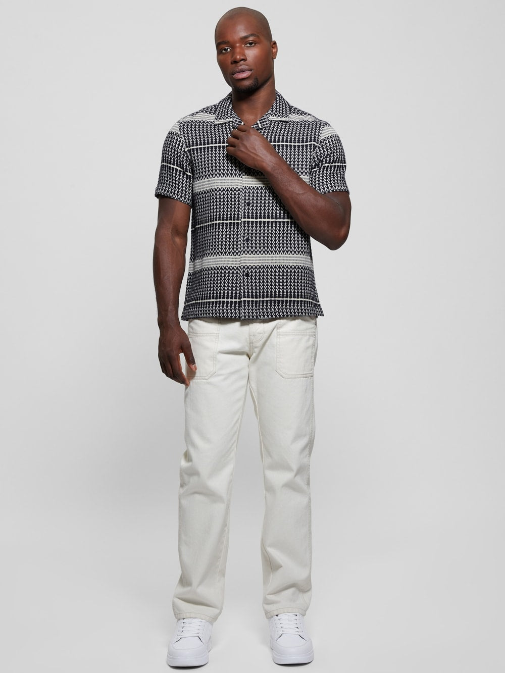 Arrow Jacquard Shirt - Guess