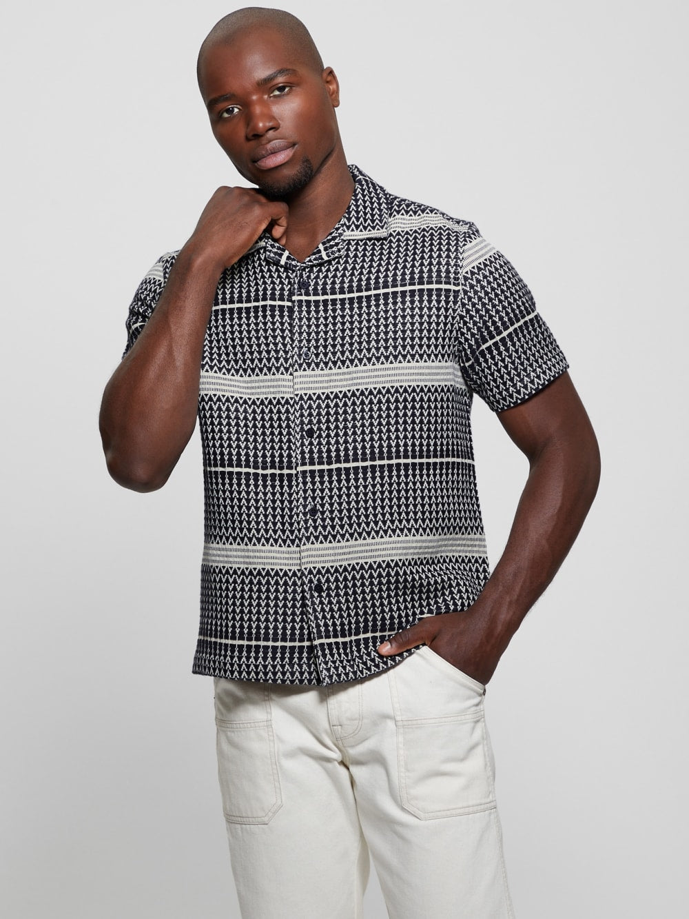 Arrow Jacquard Shirt - Guess