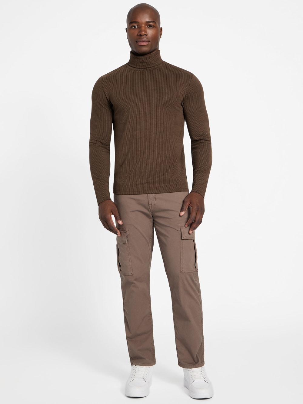 Eco Viscose-Blend Ribbed Shirt - Guess