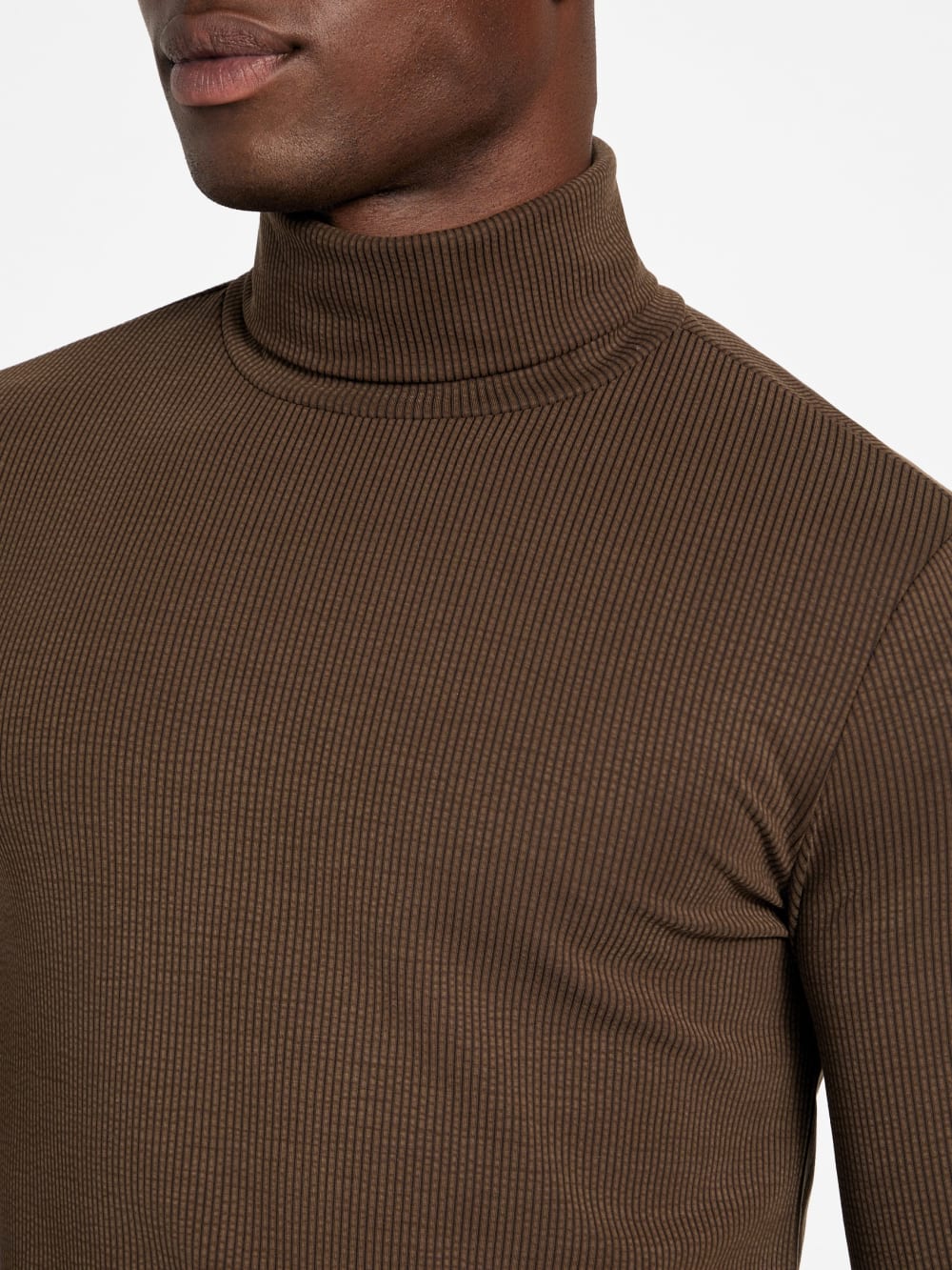 Eco Viscose-Blend Ribbed Shirt - Guess