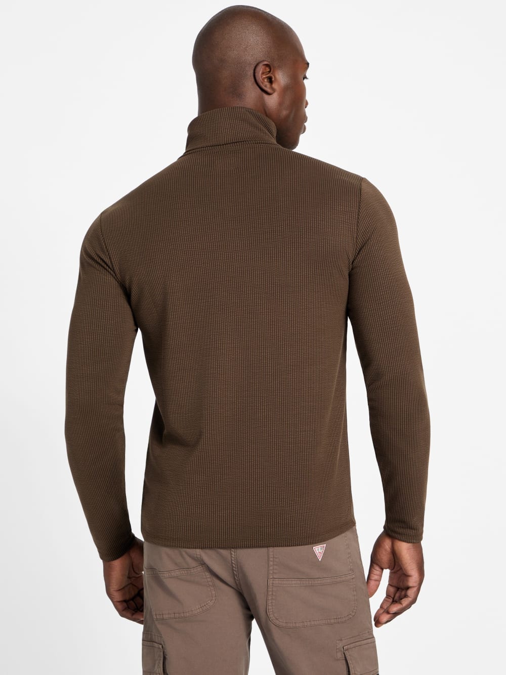 Eco Viscose-Blend Ribbed Shirt - Guess