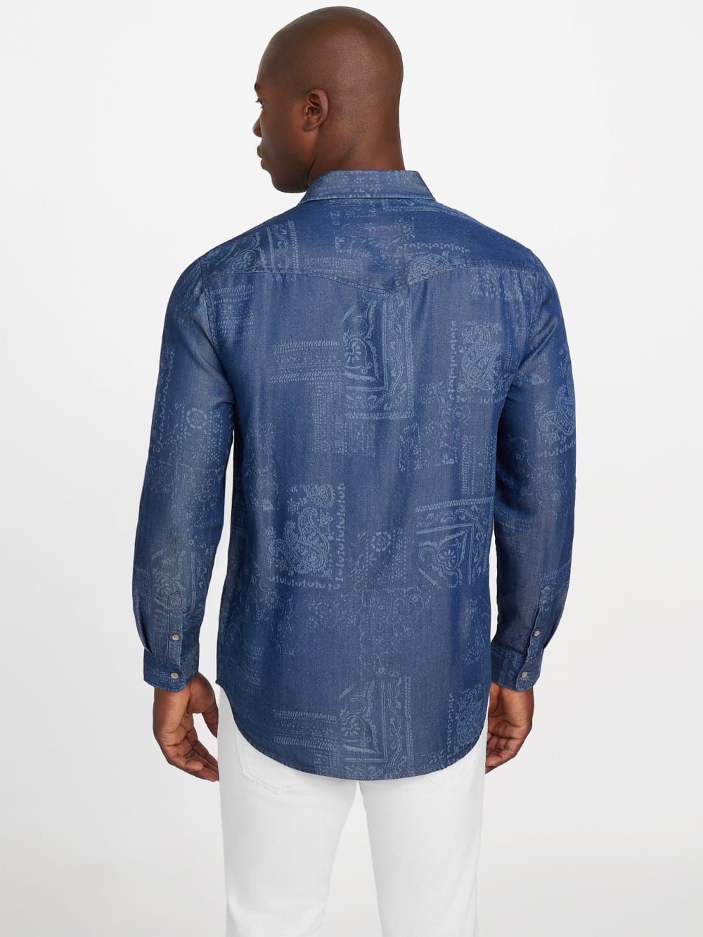 Eco Printed Bandana Twill Overshirt - Guess