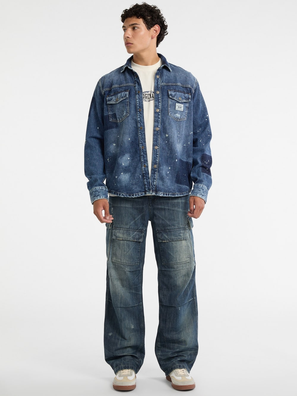 GUESS Originals Oversized Denim Shirt - Guess