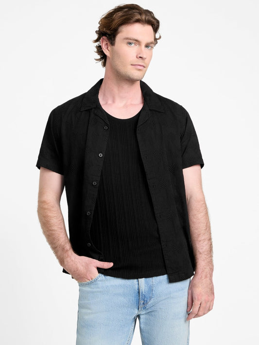 Moss Dobby Shirt - Guess