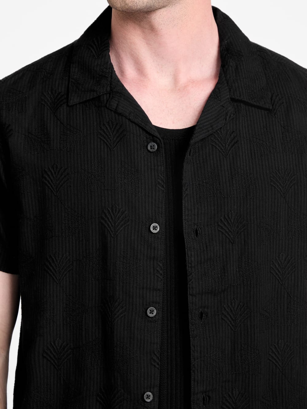 Moss Dobby Shirt - Guess