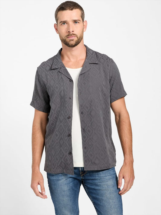 Eco Diamond Jacquard Shirt - Guess