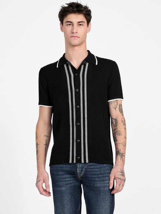 Eco Tyler Striped Sweater Shirt - Guess