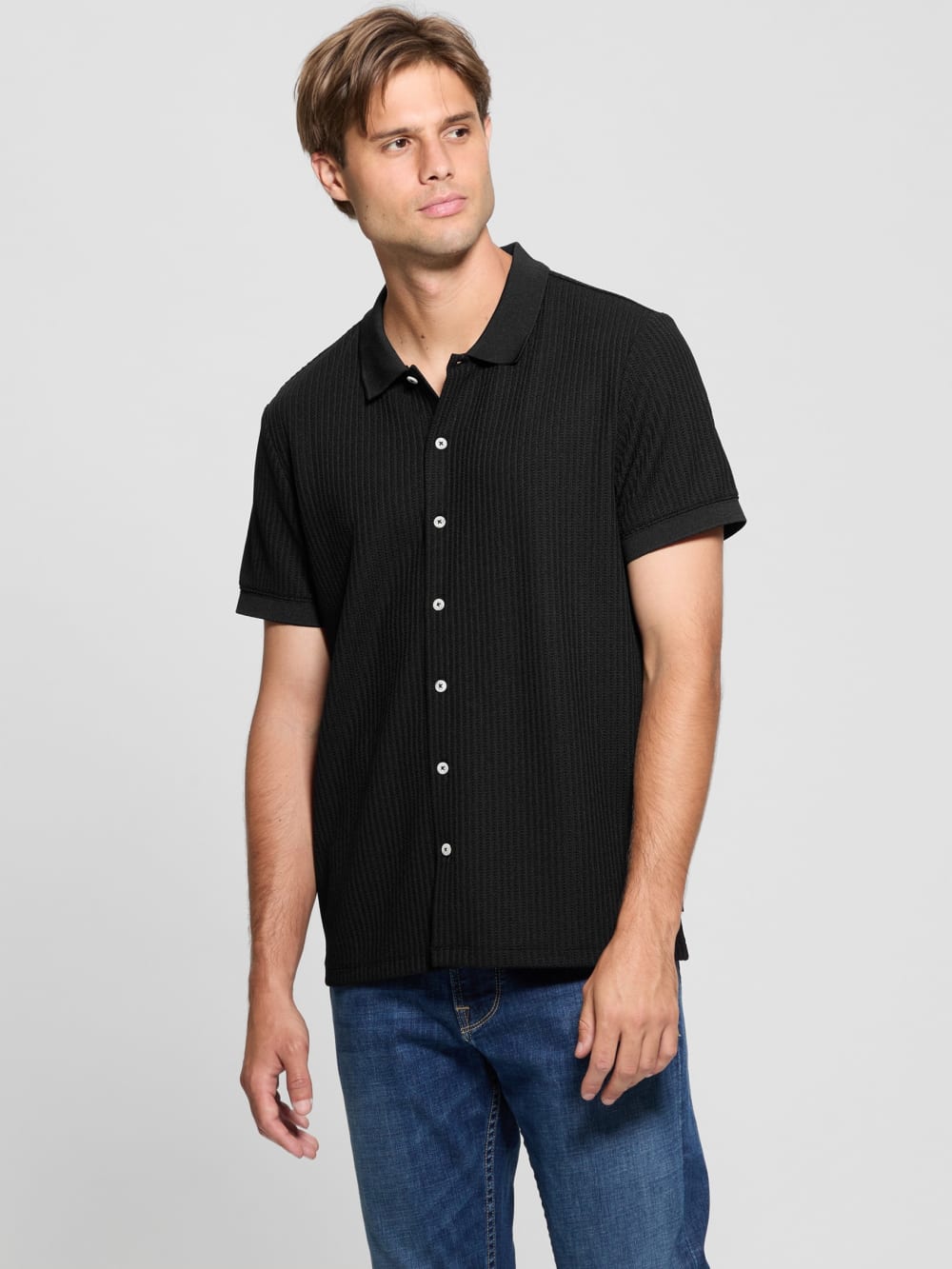 Pointelle Knit Shirt - Guess