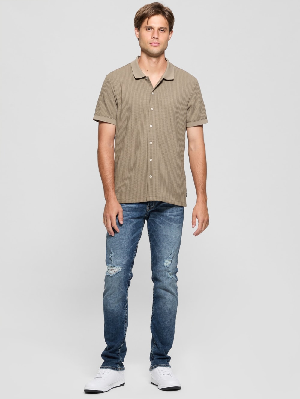 Pointelle Knit Shirt - Guess