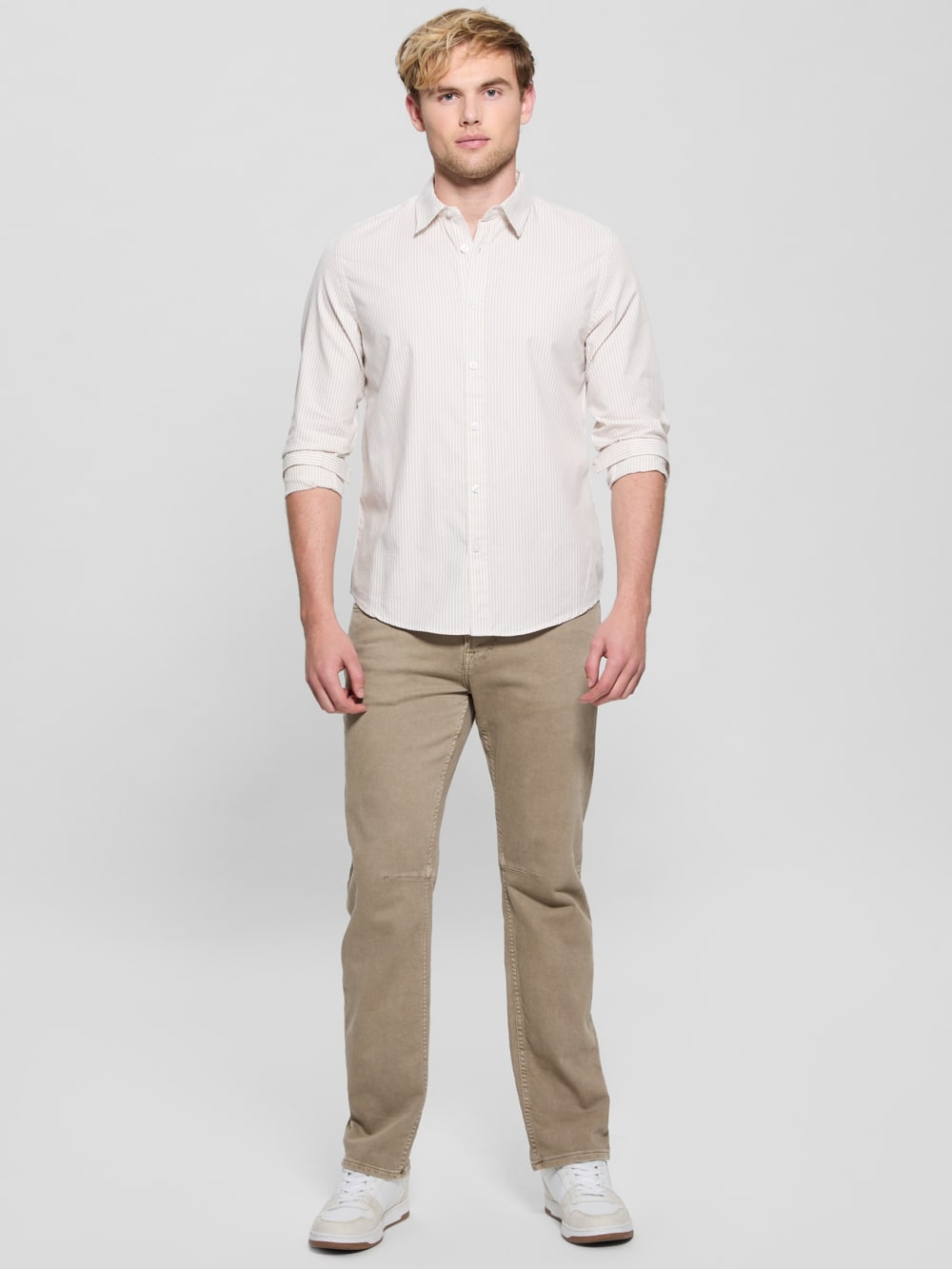 Oxford Striped Shirt - Guess