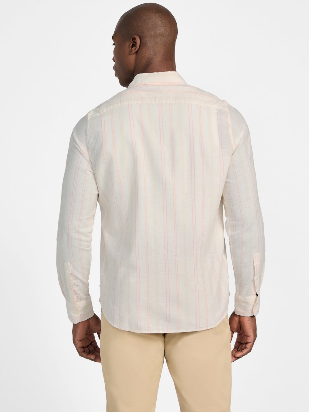 Eco Harkin Striped Linen Shirt - Guess