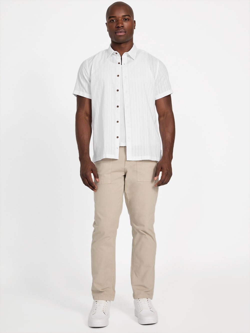 Wimbley Striped Dobby Shirt - Guess