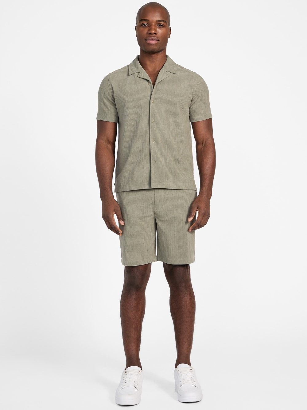 Eco Baron Textured Shirt - Guess