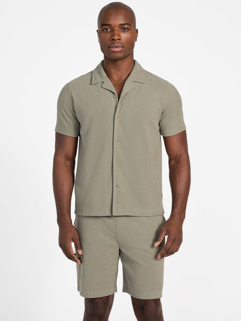 Eco Baron Textured Shirt - Guess