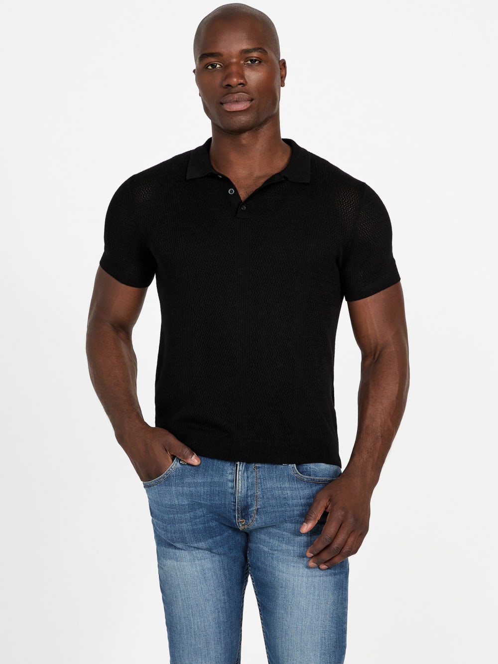 Eco Elijah Knit Polo - Guess