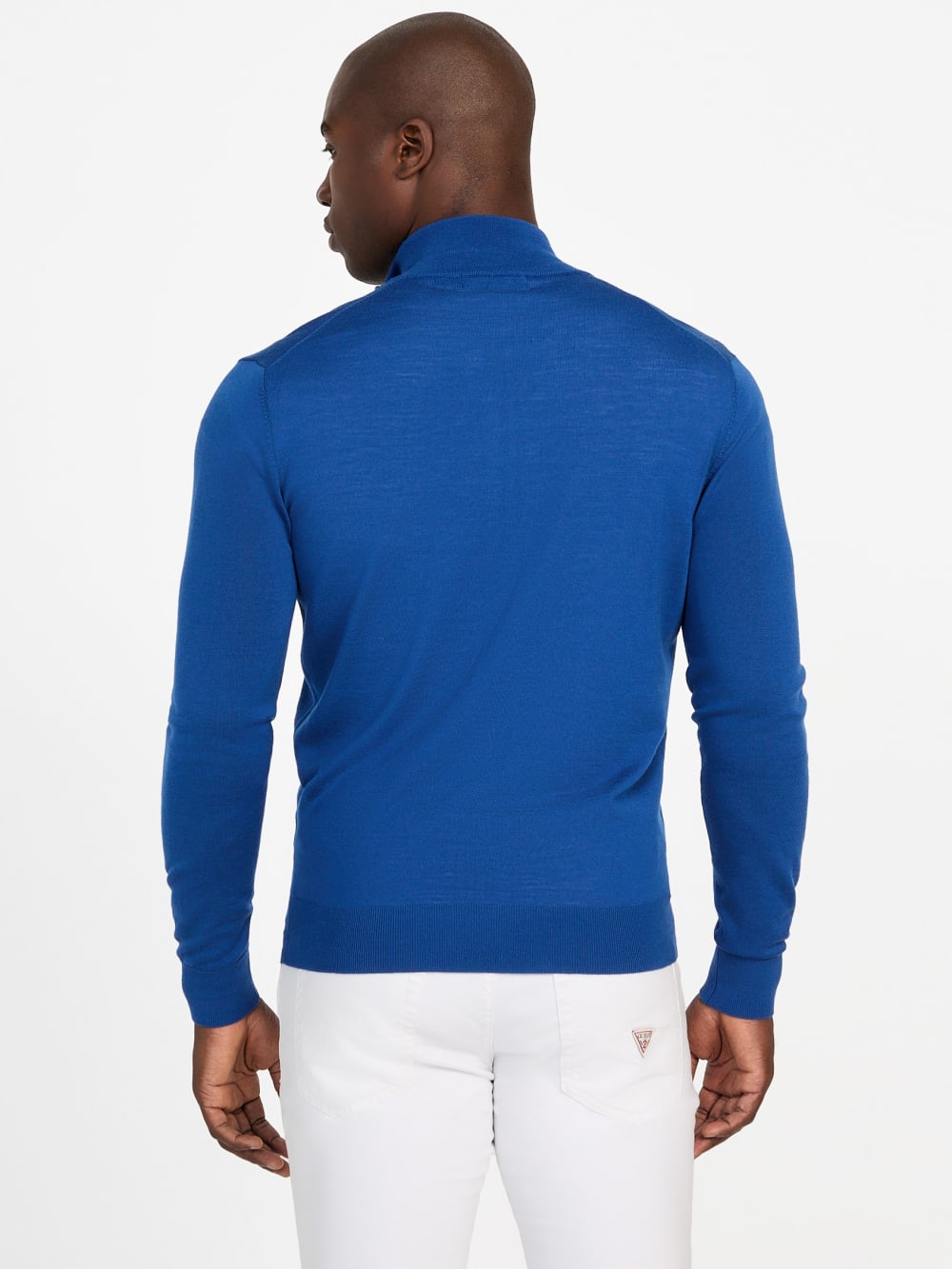 Fred Full-Zip Wool Sweater - Guess